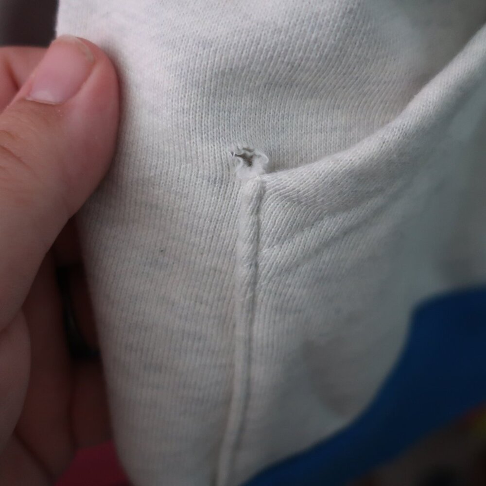 GOLF WANG Embroidered Hoodie Rainbow Logo Kangaroo Pocket - Picture 3 of 3